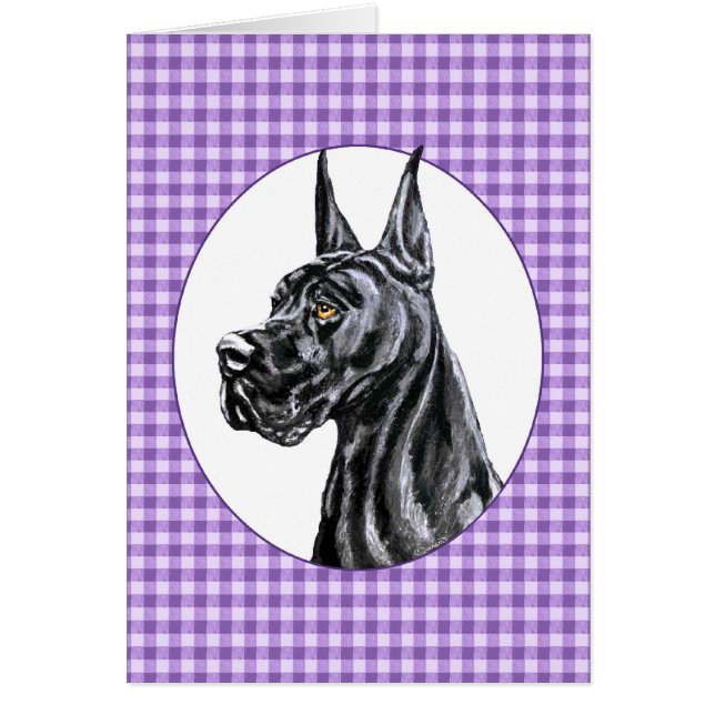 Black Great Dane Check (Devant)
