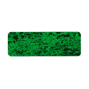 Black & Green Marble Return Address Sticker