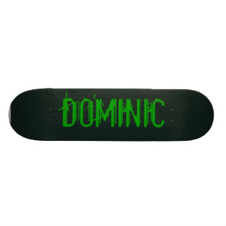 Black & Green Monster Skateboard