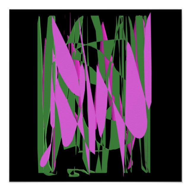 Black green purple colours  poster (Front)