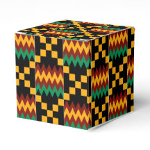 Black, Green, Red, and Yellow Kente Cloth