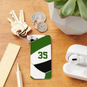 black green volleyball club team spirit gifts keychain