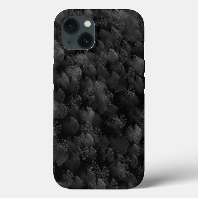 Black Grey And Colourful Fireworks Display Abstrac Case-Mate iPhone Case (Back)