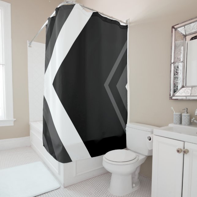 Black, Grey and White Chevron (In Situ)