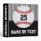 Black Grey, Baseball Card Binders Personalized