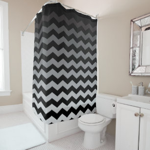 Black & Grey Blend Chevron Pattern DIY Colour
