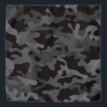 Black & Grey CAMO  Bandana<br><div class="desc">Black & Grey CAMO Bandana</div>