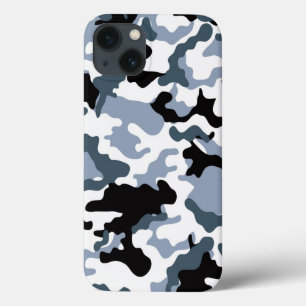 Black & Grey Camo iPhone 13 Case