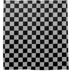Black + Grey Check Chequered Chequerboard Pattern