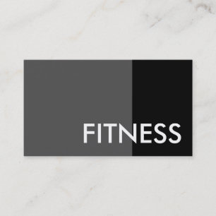 Black Grey Modern Professional Sport Business Card