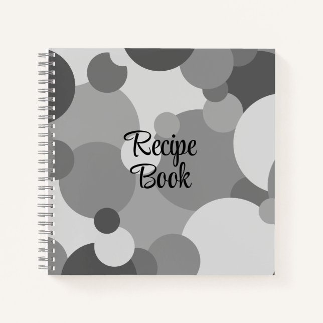 Black-grey molecules recipe book  (Front)