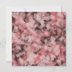 Black Grey Pink White Modern Geometric Abstract Card