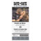 Black Grey Wedding Save the Date Football Ticket