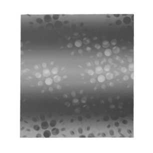 Black, Grey, White Dot Scrapbook Paper Notepad
