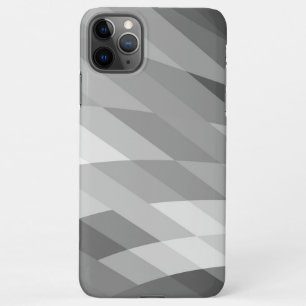Black,Grey,White Geometric Abstract iPhone 11Pro Max Case