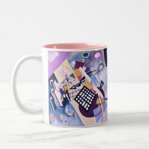 Black Grid, 1922 - Kandinsky Two-Tone Coffee Mug
