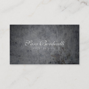 Black Grunge Background Professional Business Card