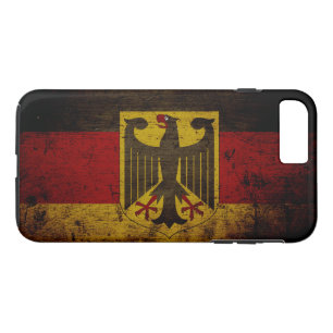 Black Grunge Germany Flag Case-Mate iPhone Case