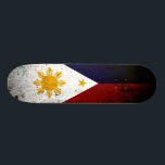 Black Grunge Philippines Flag Skateboard<br><div class="desc">Feel free to modify the design according to your own preferences. You may change the design location, orientation, background colours and size. Also, you may add your own text, or slogan set its font, location and size, all in order to create the ultimate personal gift for you and your loved...</div>