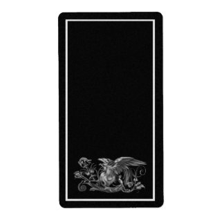 Black Gryphon Apothecary Label