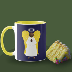 Black Guardian Angel Mug
