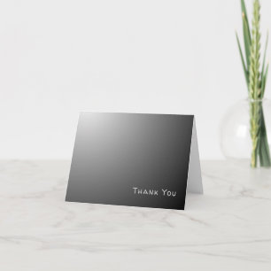 Black Guy Grad Thank You Personalized Card