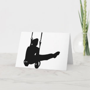 black gymnast icon card