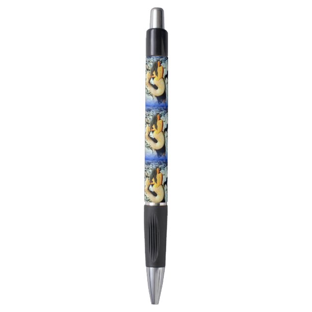 black-haired mermaids pen (Front Vertical)