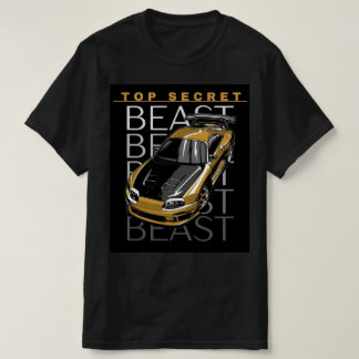 Black Half Sleeves T-Shirt For Men