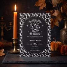 Black Halloween Little Boo baby shower