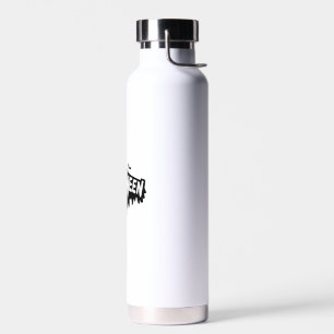 Black Halloween Water Bottle