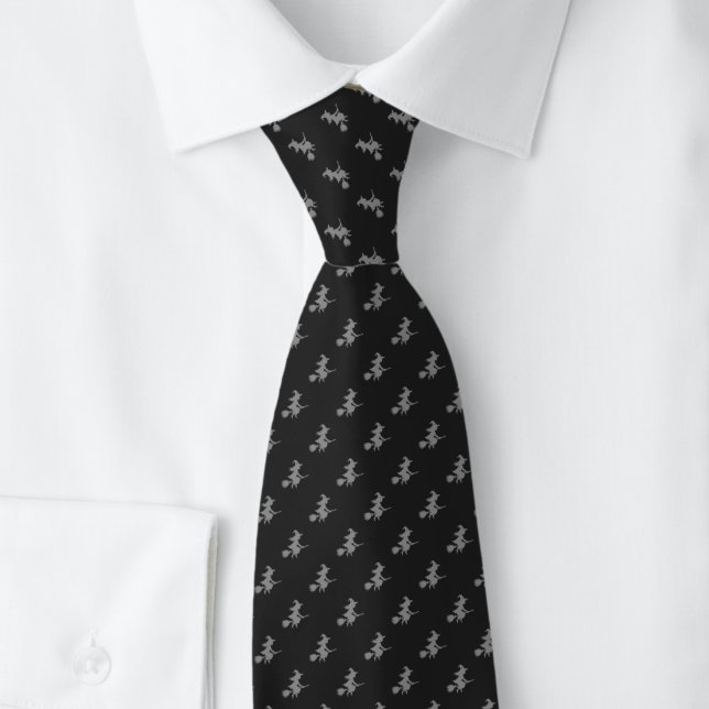 Black Halloween Witch Tie (Creator Uploaded)