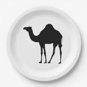 Black hamlet paper plate