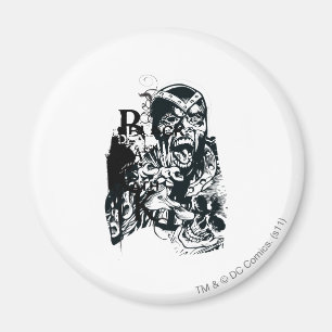 Black Hand and Skull Collage Magnet