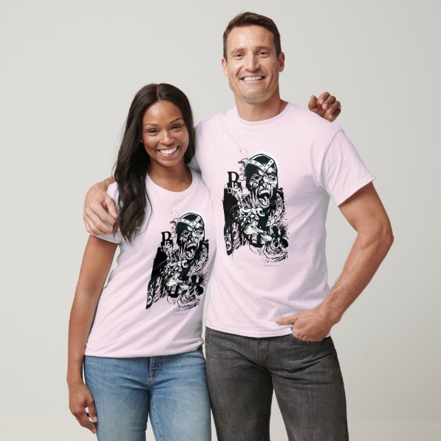 Black Hand and Skull Collage T-Shirt (Unisex)