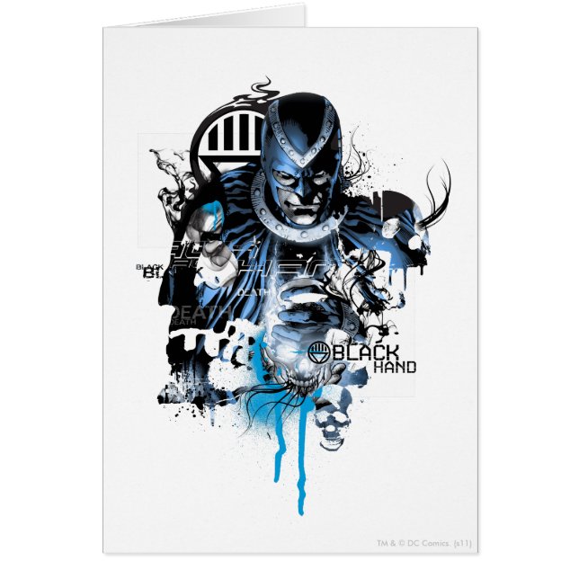 Black Hand - Blue Collage (Front)