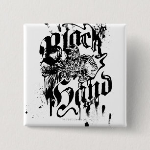 Black Hand - Collage 2 Inch Square Button