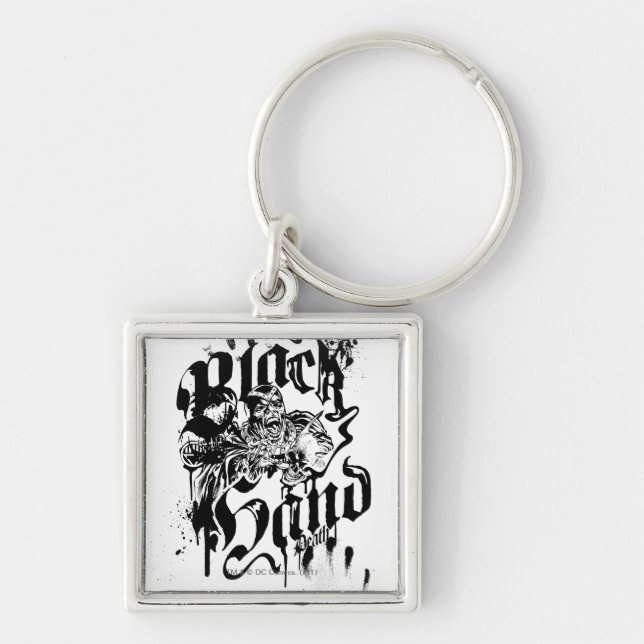 Black Hand - Collage Keychain (Front)