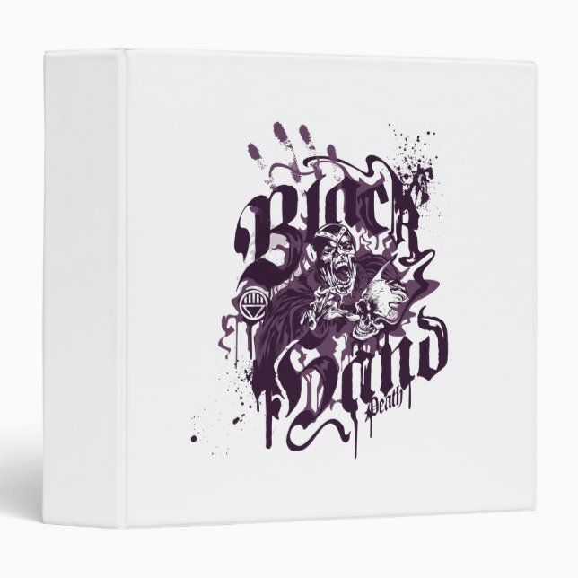 Black Hand - Purple Collage Binder (Front/Spine)