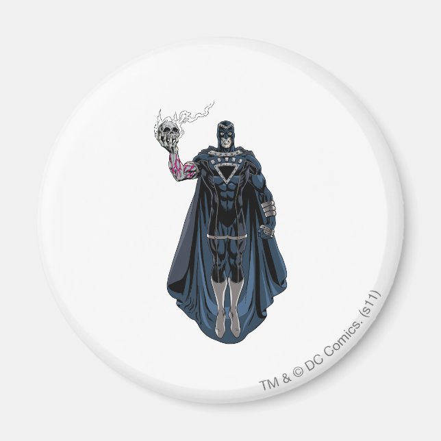Black Hand with Skull 1 Magnet (Front)