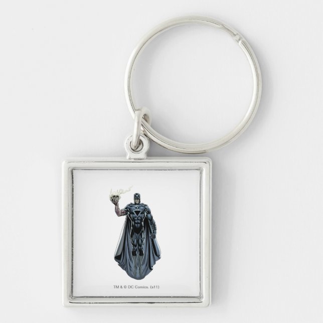 Black Hand with Skull 2 Keychain (Front)