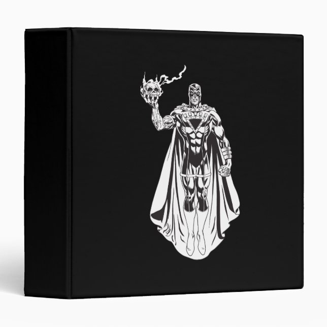 Black Hand with Skull 3 Binder (Front/Spine)