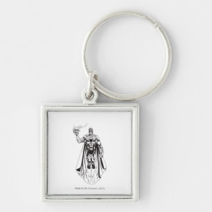 Black Hand with Skull 3 Keychain
