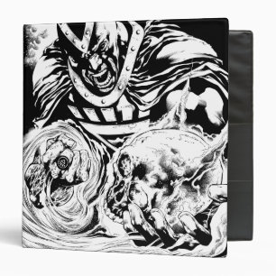 Black Hand with Skull Panel 2 Binder