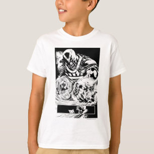 Black Hand with Skull Panel 2 T-Shirt