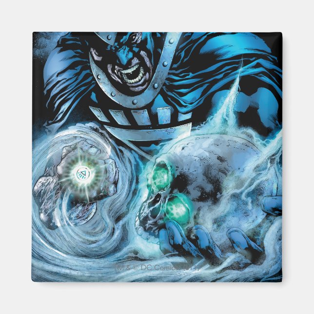 Black Hand with Skull Panel Magnet (Front)
