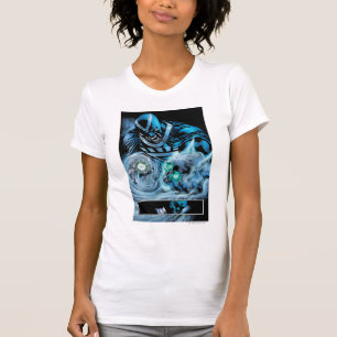 Black Hand with Skull Panel T-Shirt