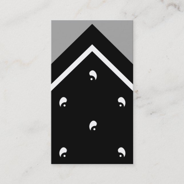 Black Hanky Trick Card / Business Card (Front)