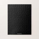 Black Happy Birthday Frustrating Jigsaw Puzzle<br><div class="desc">Black Happy Birthday Frustrating Puzzle is a fun challenge for anyone. A great joke gift idea for a puzzle loving friend. Happy Birthday is written very small on the bottom and the rest of the puzzle is colored black.</div>