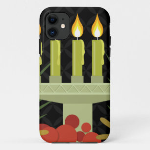 black happy kwanzaa iPhone 11 case